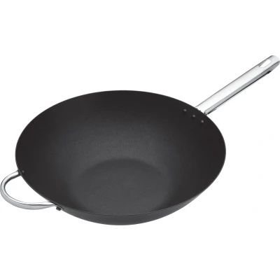 Afbeelding van Carbonstalen wok, 35,5 cm Masterclass Professional