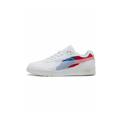 Afbeelding van Puma BMW M Motorsport RBD GAME Sneakers MIT Niedrigem Profil laag whitepop red, Maat: 47, White pop red Kunststof/ textiel