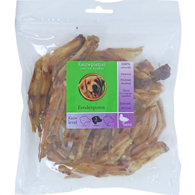 Afbeelding van Natuurlijke Snack eendenpoten 200g in zak Gebr de boon