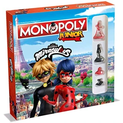 Afbeelding van Winning Moves Miraculous Monopoly Junior Board Game Engelse versie