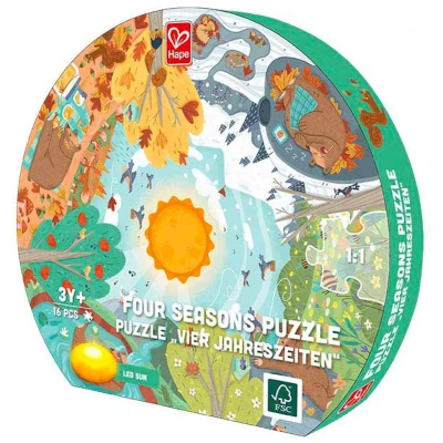 Afbeelding van Hape puzzel vier seizoenen 16st