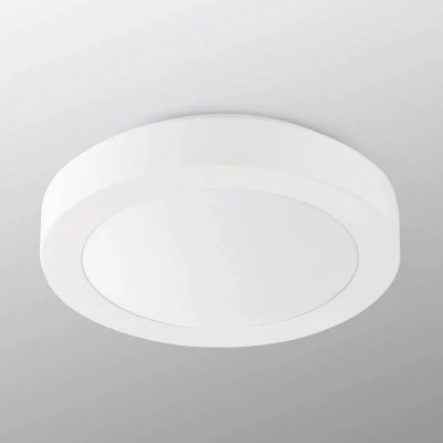 Afbeelding van Badkamer plafondlamp Logos, Ø 27 cm, wit