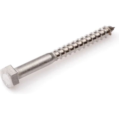 Afbeelding van Houtdraadbout rvs A2 6x80mm DIN571