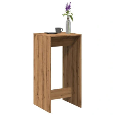 Afbeelding van vidaXL Bartafel 51x50x103,5 cm bewerkt hout artisanaal eikenkleur