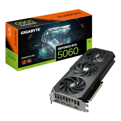 Afbeelding van GIGABYTE GeForce RTX 5060 GAMING OC 8G NVIDIA 8 GB GDDR7