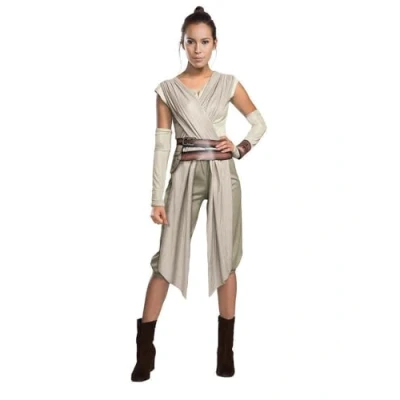 Afbeelding van Rubie&#039;s Star Wars Force voor dames ontwaakt Deluxe Rey Kostuum, Groot, (USA 14 16), BUST 40 42&quot;, WAIST 35 38&quot;, INSEAM 30&quot;, Veelkleurig, M