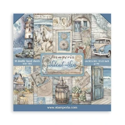Afbeelding van Stamperia Silent Sea 12x12 Inch Paper Pack (SBBL169)