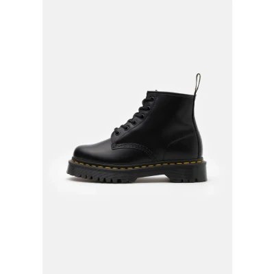 Afbeelding van Dr. Martens 101 BEX Veterboots, Maat: 40, Black smooth Hoogwaardig imitatieleer