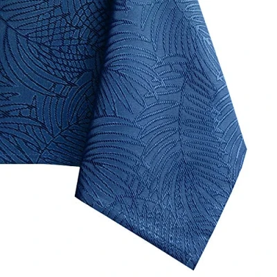 Afbeelding van AmeliaHome Tafelkleed, vlekbescherming, lotuseffect, wasbaar, waterafstotend, Gaia patroon, donkerblauw, 150 x cm