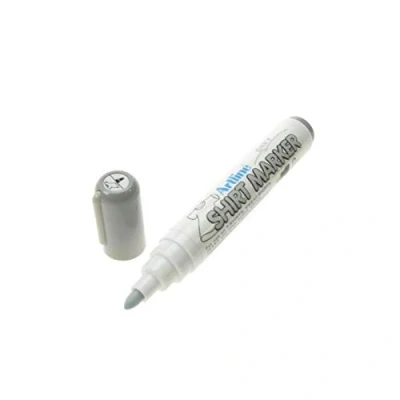 Afbeelding van ARTLINE Permanente marker, onuitwisbaar, conische punt, 2 mm, grijs, 6 stuks