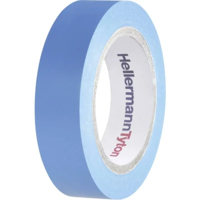 Afbeelding van HellermannTyton HelaTape Flex 15 710 00100 Isolatietape Blauw (l x b) 10 m mm 1 stuk(s)