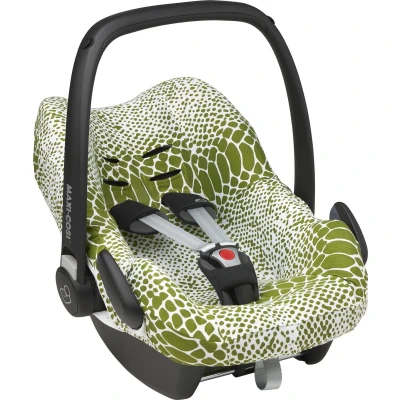 Afbeelding van Meyco Baby Snake autostoelhoes avocado groep 0+