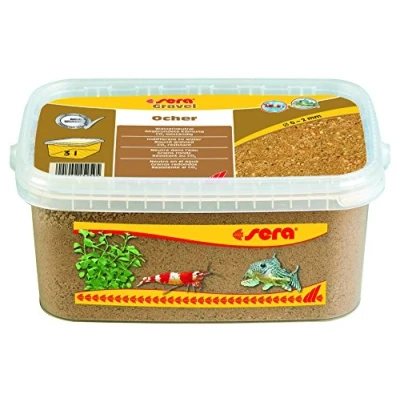 Afbeelding van Sera Gravel Ocher Inhoud: 3 liter Aquarium grind bodem