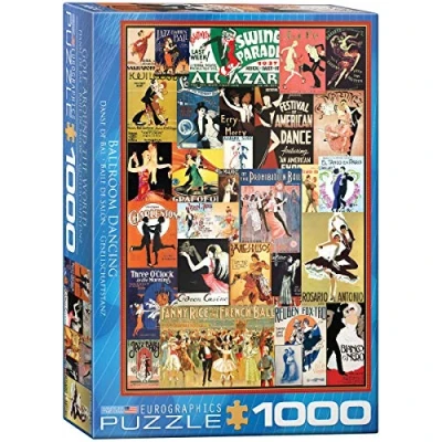 Afbeelding van Eurographics Ballroom Dancing puzzel van 15,240 tot 2,377,4 cm (1000 stuks)