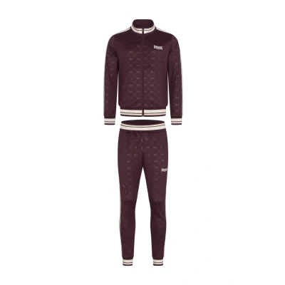 Afbeelding van Lonsdale Ashwell Trainingspak, Heren, Maat: 3XL, Oxblood ecru