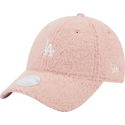 Afbeelding van LA Dodgers Cap Fall &#039;23 Collectie Roze Teddy One Size New Era Caps 9Forty Los Angeles Pet Dames Petten