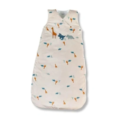 Afbeelding van Noukie&#039;s Slaapzak Baby&#039;s Veloudoux Dino&#039;s 100cm TOG 2.0 3.0