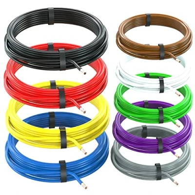 Afbeelding van AUPROTEC AU FLRYB 150S310 voertuigkabel 1,50 mm² set van 9 kleuren 10m FLRY B als ring,10m Meter,Zwart