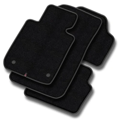 Afbeelding van M MOTOS Premium velours automatten voor Audi A3 8P 2003 2013 Premium, leer, zwart ontdek nieuw rijcomfort met een set je V mat