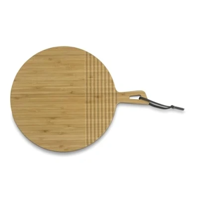Afbeelding van Serveerplank, Rond, Bamboe, Ø 32 cm Kela Cosma
