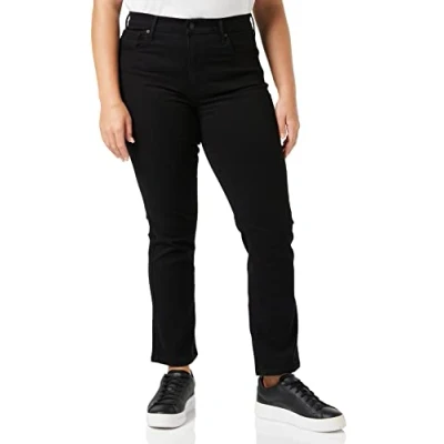 Afbeelding van Levi&#039;s Dames Jeans 724™ High Rise Straight, Night is Black