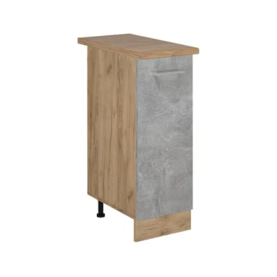 Afbeelding van Vicco Apotheekkast R Line, Beton/Krachtige Eik goud, 30 cm , WB