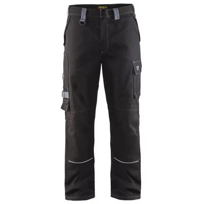 Image de Pantalon retardant flamme noir/gris