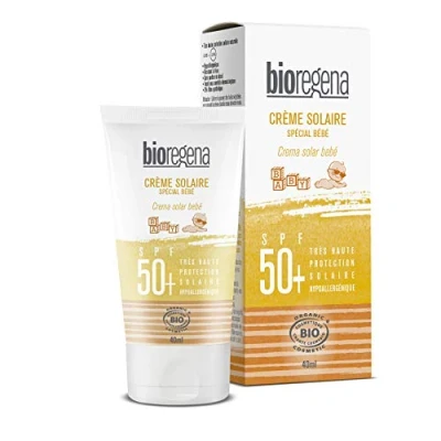 Afbeelding van Bioregena Biologische Babyzonnebrandcrème SPF50+ 40 ml