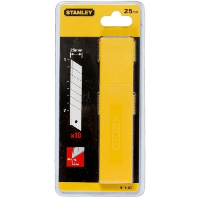 Afbeelding van Afbreekmesjes Stanley 25mm 10 stuks