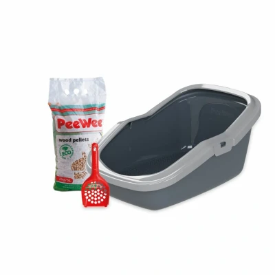 Afbeelding van PeeWee Startpakket EcoMinor Antraciet Grijs 56 x 39 27,5 cm