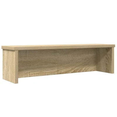 Afbeelding van vidaXL Keukenrek stapelbaar 60x15x16 cm bewerkt hout sonoma eikenkleur