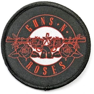 Afbeelding van Guns N&#039; Roses Red Circle Logo Patch Zwart