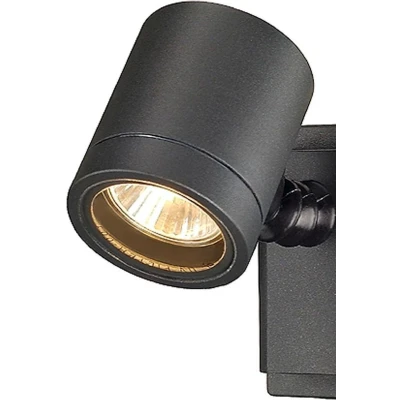 Afbeelding van SLV New Myra Wall 233105 Buitenlamp (wand) Halogeen GU10 50 W Antraciet