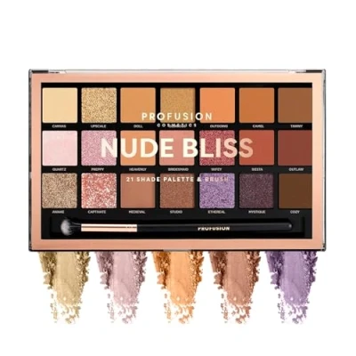 Afbeelding van Profusion Oogschaduw Pro Artistry Palette Primer 21 Kleuren Nude Bliss