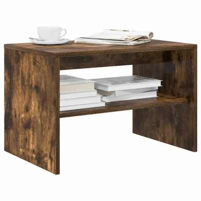 Afbeelding van vidaXL Tv meubel 60x40x40 cm bewerkt hout gerookt eikenkleurig