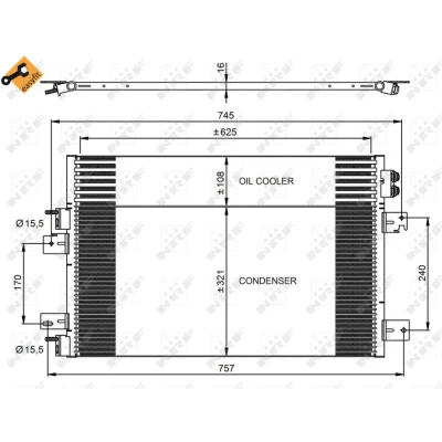 Image de Condenseur nrf 350031 easy fit