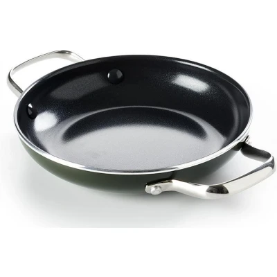 Afbeelding van Dagelijkse Kost Sahan Met Keramische Antikleeflaag 24cm