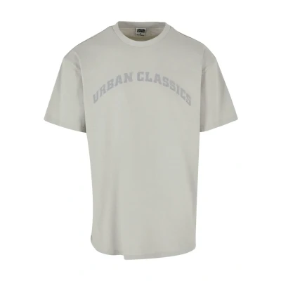 Afbeelding van Urban Classics Oversized GATE TEE Tshirt print, Heren, Maat: Large, Lightasphalt
