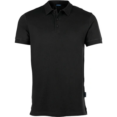 Afbeelding van Men&#039;s &#039;Luxury Stretch&#039; Polo met korte mouwen Black 4XL