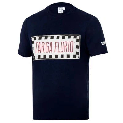 Afbeelding van Sparco T Shirt Targa Florio T1 Marineblauw / XS
