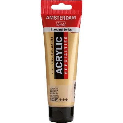 Afbeelding van Amsterdam Acrylverf 120 ml nr 802 Lichtgoud