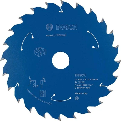 Afbeelding van Bosch Accessories 2608644499 Cirkelzaagblad 140 x 20 mm Aantal tanden: 24 1 stuk(s)