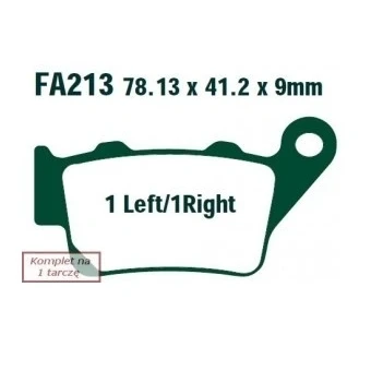 Afbeelding van EBC Brakes FA213 Remblokkenset