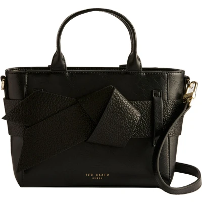 Afbeelding van Ted Baker Handtas Schoudertas Jimsie Mini Knot Bow Bag Black Zwart