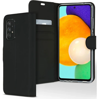 Afbeelding van Accezz Hoesje Geschikt voor Samsung Galaxy A52 (4G) / A52s (5G) Met Pasjeshouder Wallet Softcase Bookcase Zwart