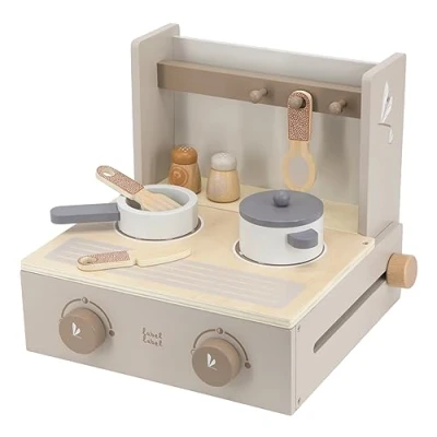 Afbeelding van Label houten cooker / keuken set
