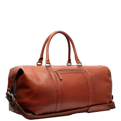 Afbeelding van Leren Weekendtas Cognac Cavoli