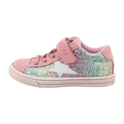 Afbeelding van Lurchi Salita Sneakers laag rose/multicoloured voor kinderen, Maat: 24, Rose/multi coloured Leer/ synthetisch
