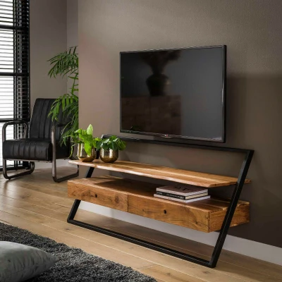 Afbeelding van Leona tv meubel acaciahout 2L 140 cm