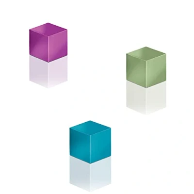 Afbeelding van Sigel glasbord magneten 11x11x11mm C5 sterk set 3 kleuren SI BA727